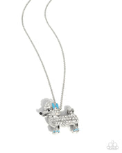 Load image into Gallery viewer, Poodle Pageantry Blue Necklace