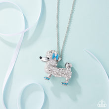 Load image into Gallery viewer, Poodle Pageantry Blue Necklace