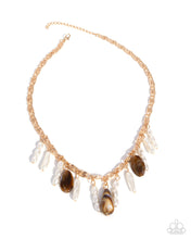 Load image into Gallery viewer, Dangling Destination Brown Necklace