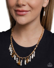 Load image into Gallery viewer, Dangling Destination Brown Necklace