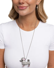 Load image into Gallery viewer, Poodle Pageantry Pink Necklace