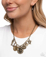 Load image into Gallery viewer, Coastal Composure Brass Necklace