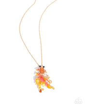 Load image into Gallery viewer, Synchronized Swimming Orange Necklace