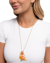 Load image into Gallery viewer, Synchronized Swimming Orange Necklace