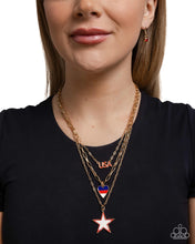 Load image into Gallery viewer, Unforgettable USA Gold Necklace