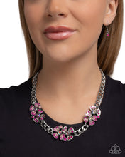 Load image into Gallery viewer, Fairy Florals Pink Necklace