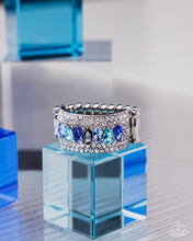 Load image into Gallery viewer, Laid-Back Linear Blue Ring