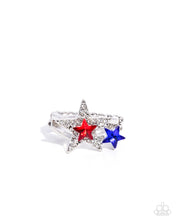 Load image into Gallery viewer, I Pledge Allegiance to the Stars Multi Skinny Band Ring