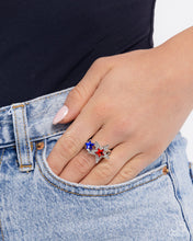 Load image into Gallery viewer, I Pledge Allegiance to the Stars Multi Skinny Band Ring