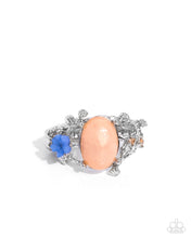 Load image into Gallery viewer, Oval Occupation Orange Skinny Band Ring