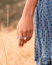 Load image into Gallery viewer, Oval Occupation Orange Skinny Band Ring