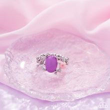 Load image into Gallery viewer, Oval Occupation Purple Skinny Band Ring