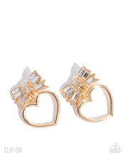 Load image into Gallery viewer, Matchmaking Model Gold Clip On Earrings