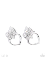 Load image into Gallery viewer, Matchmaking Model White Clip On Earrings