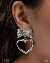 Load image into Gallery viewer, Matchmaking Model White Clip On Earrings