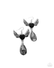 Load image into Gallery viewer, Angelic Accomplishment Black Earrings