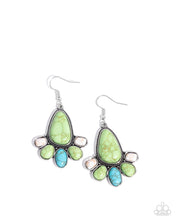 Load image into Gallery viewer, Rustic Revival Green Earrings