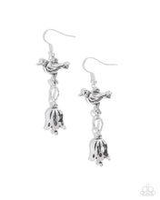 Load image into Gallery viewer, Balancing Bird Silver Earrings