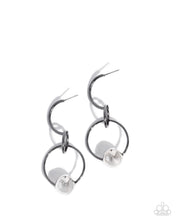 Load image into Gallery viewer, Rebellious Round Black Earrings