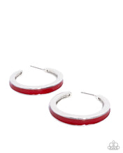 Load image into Gallery viewer, Painted Prowess Red Earrings