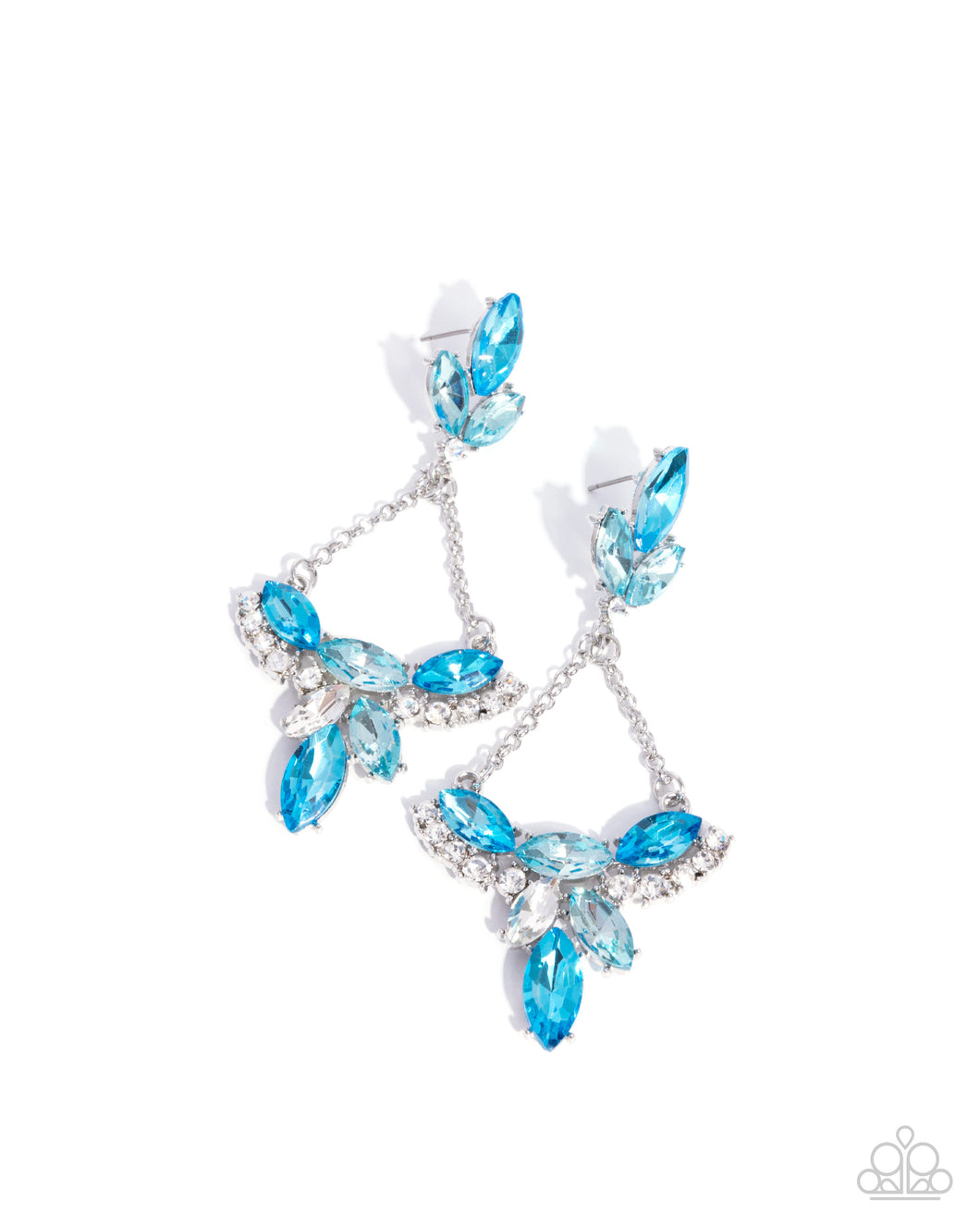Carefree Chandelier Blue Earrings