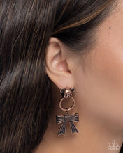 Load image into Gallery viewer, Bear in Mind Copper Earrings