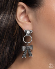 Load image into Gallery viewer, Bear in Mind Silver Earrings