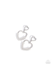 Load image into Gallery viewer, Dangling Damsel White Earrings