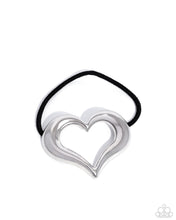 Load image into Gallery viewer, Cupid Call Silver Hair Tie