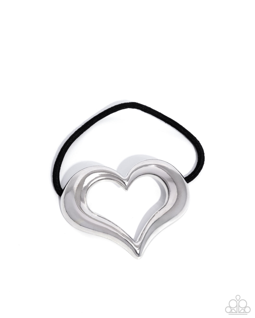 Cupid Call Silver Hair Tie