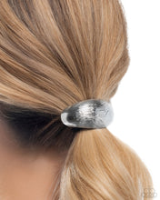 Load image into Gallery viewer, Iconic Indentation Silver Hair Tie
