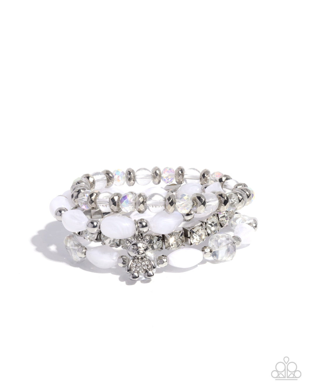 Bewitching Bear White Bracelet