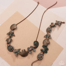 Load image into Gallery viewer, Coastal Shelf Copper Necklace