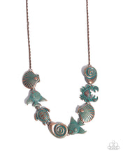 Load image into Gallery viewer, Coastal Shelf Copper Necklace