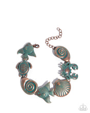 Load image into Gallery viewer, Coastal Shelf Copper Necklace