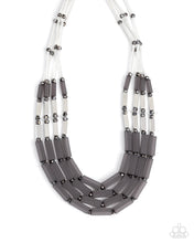Load image into Gallery viewer, Cylindrical Craze Silver Necklace