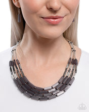 Load image into Gallery viewer, Cylindrical Craze Silver Necklace