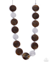 Load image into Gallery viewer, Swatch Shimmer Brown Necklace