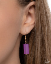 Load image into Gallery viewer, Cylindrical Craze Purple Necklace