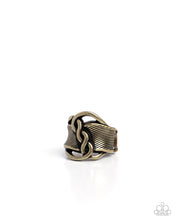 Load image into Gallery viewer, Harmonious Helix Brass Ring