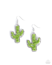 Load image into Gallery viewer, Cactus Catwalk Green Earrings