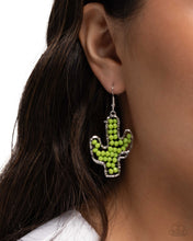 Load image into Gallery viewer, Cactus Catwalk Green Earrings