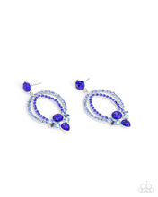 Load image into Gallery viewer, Karma Knockout Blue Earrings