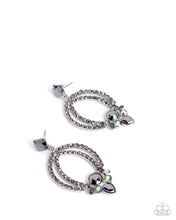 Load image into Gallery viewer, Karma Knockout Silver Earring