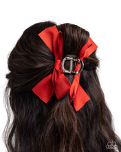 Load image into Gallery viewer, Coquette Class Red Hair Clip