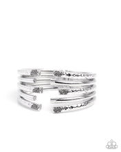 Load image into Gallery viewer, Working Wraparound Silver Hinge Bracelet