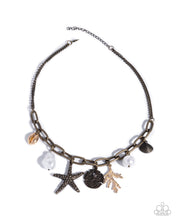 Load image into Gallery viewer, Coral Collection Brass Necklace