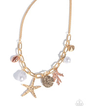 Load image into Gallery viewer, Coral Collection Gold Necklace