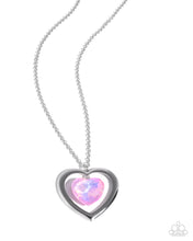 Load image into Gallery viewer, Heartfelt Hemisphere Pink Necklace