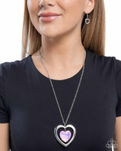 Load image into Gallery viewer, Heartfelt Hemisphere Pink Necklace